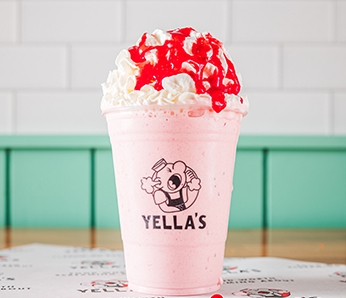 classic strawberry milkshake