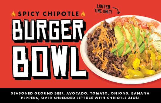 Spicy Burger Bowl LTO