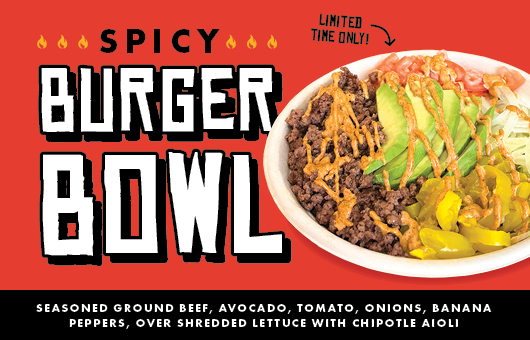 Spicy Burger Bowl LTO