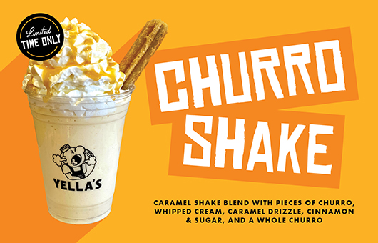 Churro Shake Limited Time Offer