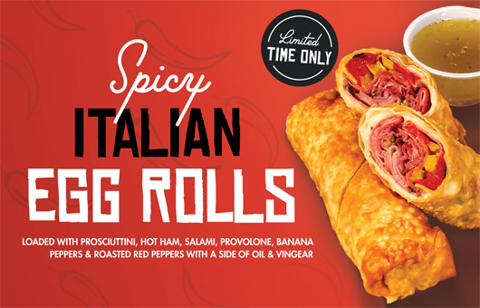 yellas-spicy-italian-egg-rolls-limited-time-offer Spicy Italian Egg Rolls Limited Time Offer