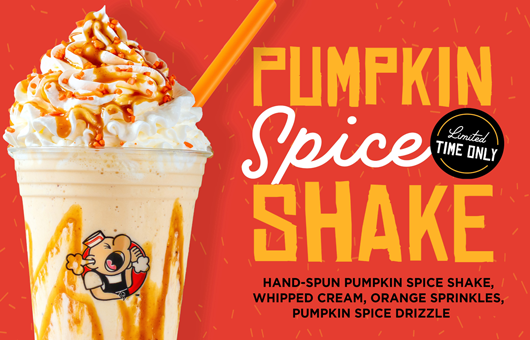 pumpkinspiceshakewebsite milkshakes,good fast food